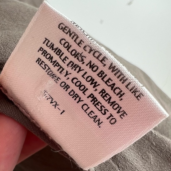 Eileen Fisher Taupe Collarless Button Front Jacket Women’s Small Minimalist Chic - Picture 8 of 14